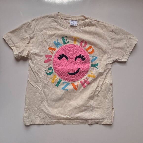 Kids Zara Pink And cream Sun Design Shirt - Picture 2 of 2